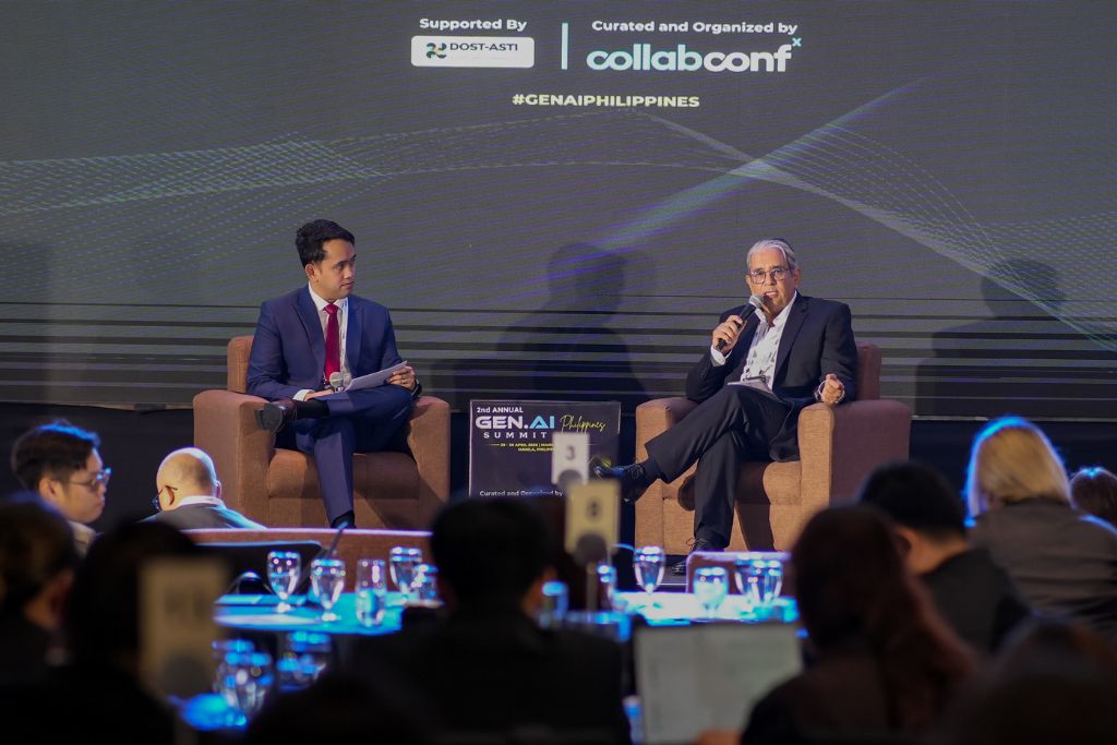 Fireside chat at GEN.AI Summit Philippines